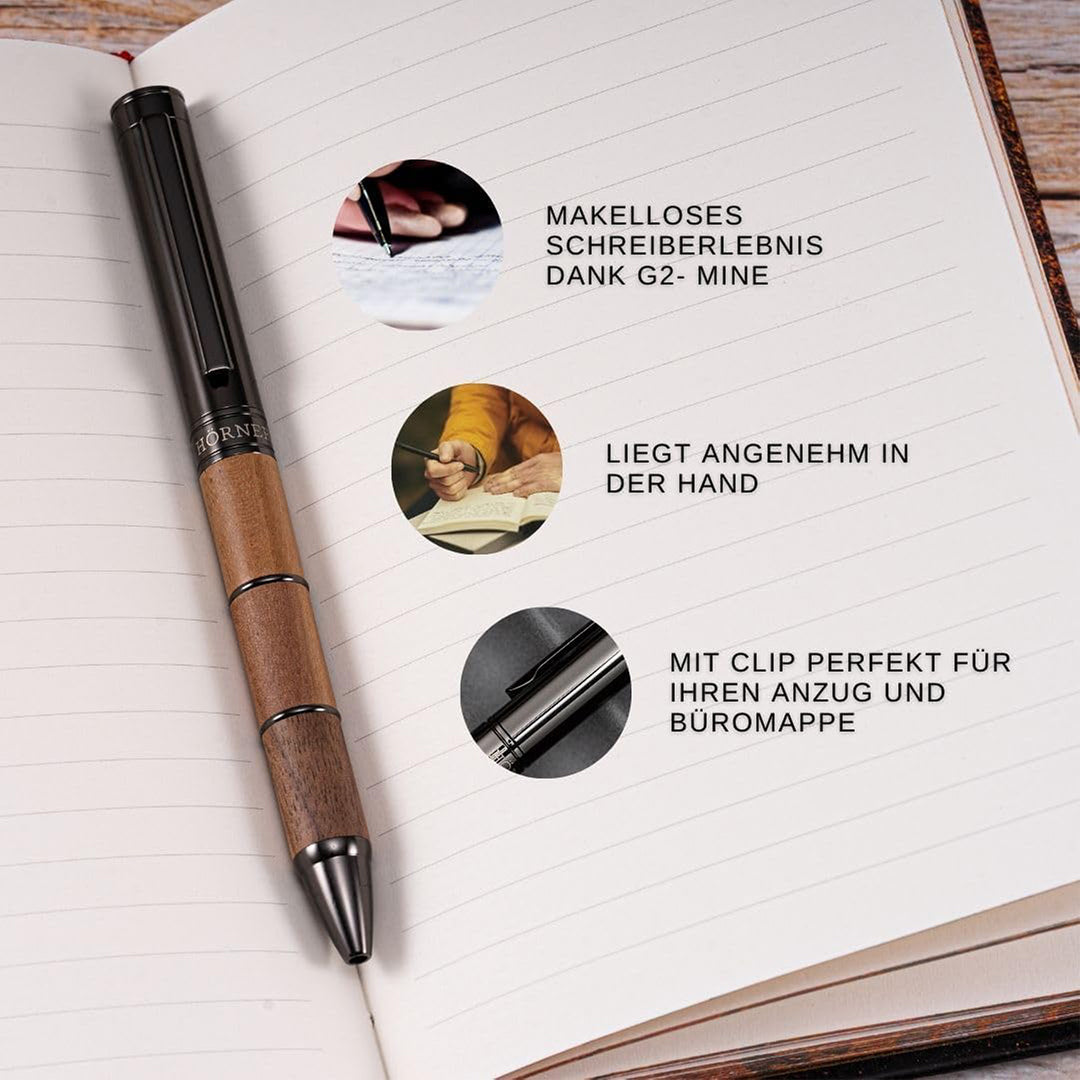 Horner | Obscurus | Ballpoint Pen | Walnut Wood (nan, nan)
