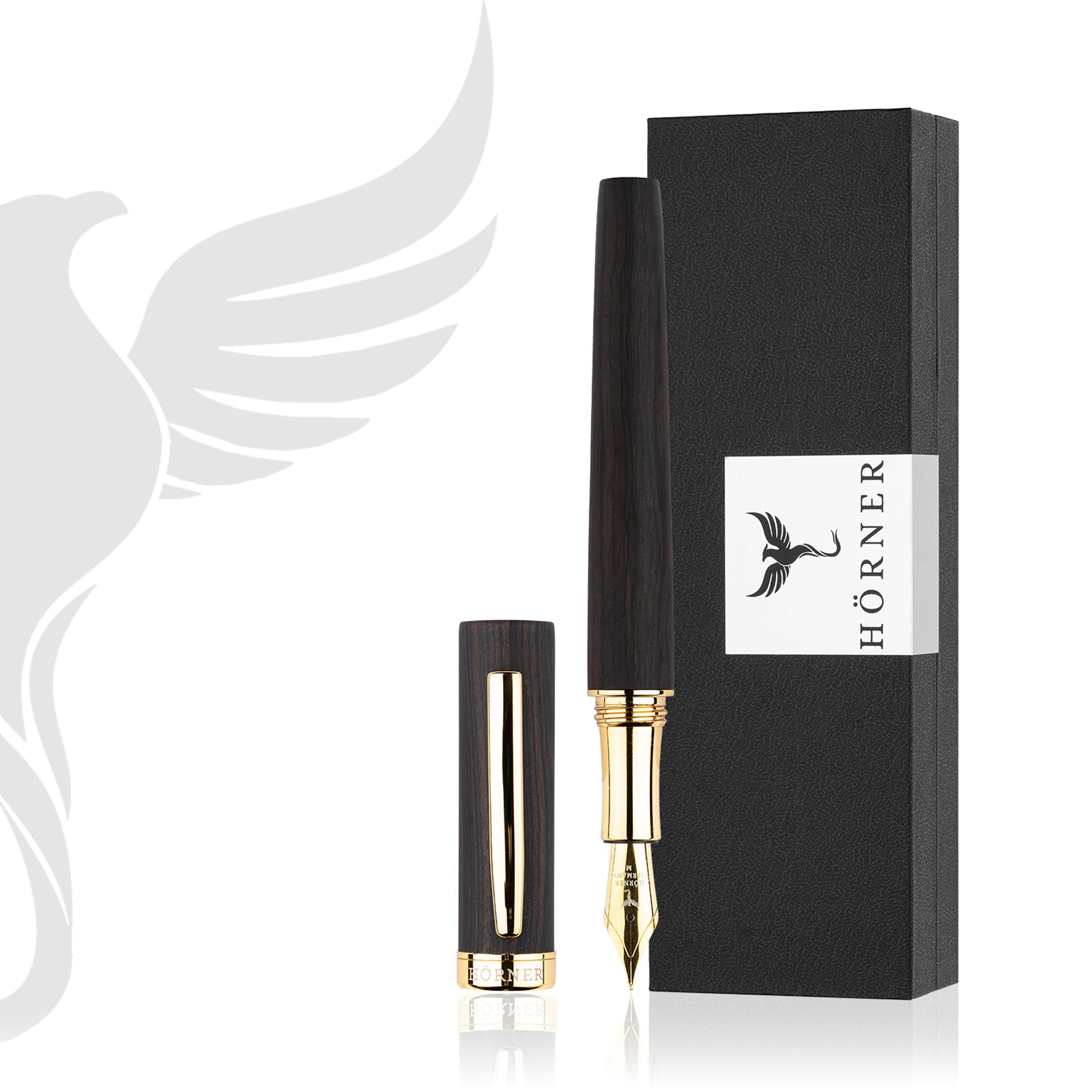 Horner | Scriptum | Fountain Pen | Ebony Wood-GT (nan, nan)
