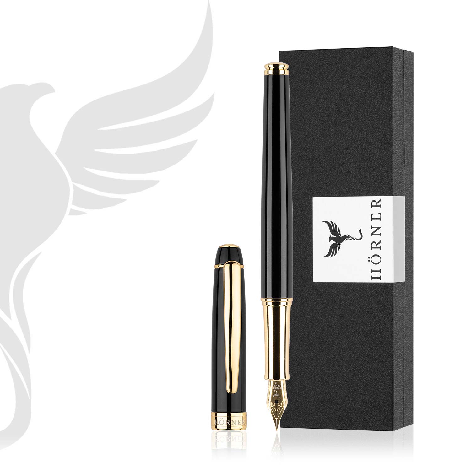 Horner | Nobilis | Fountain Pen | Black-GT (nan, nan)