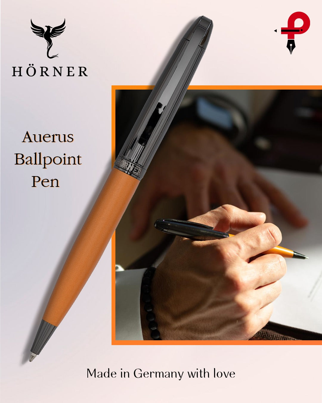 Horner | Auerus | Ballpoint Pen | Orange (nan, nan)