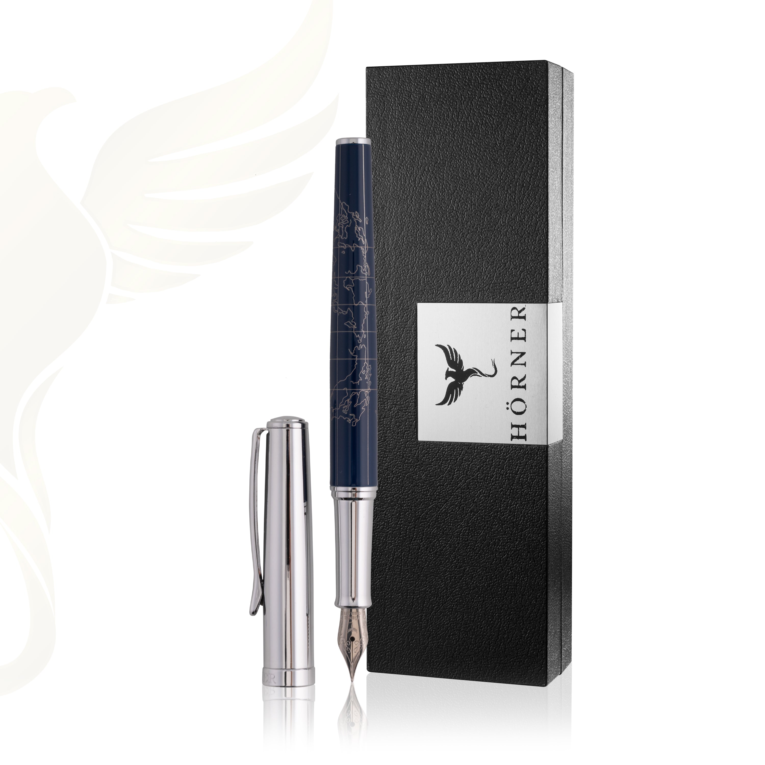 Horner | Terra | Fountain Pen | Blue Chrome (nan, nan)