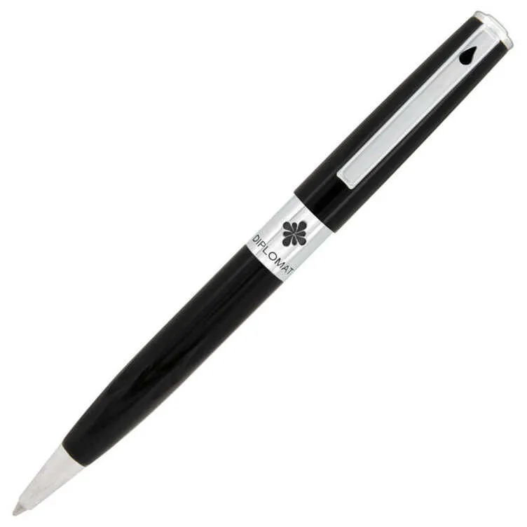 Diplomat CLR Black Lacquer Ballpoint Pen
