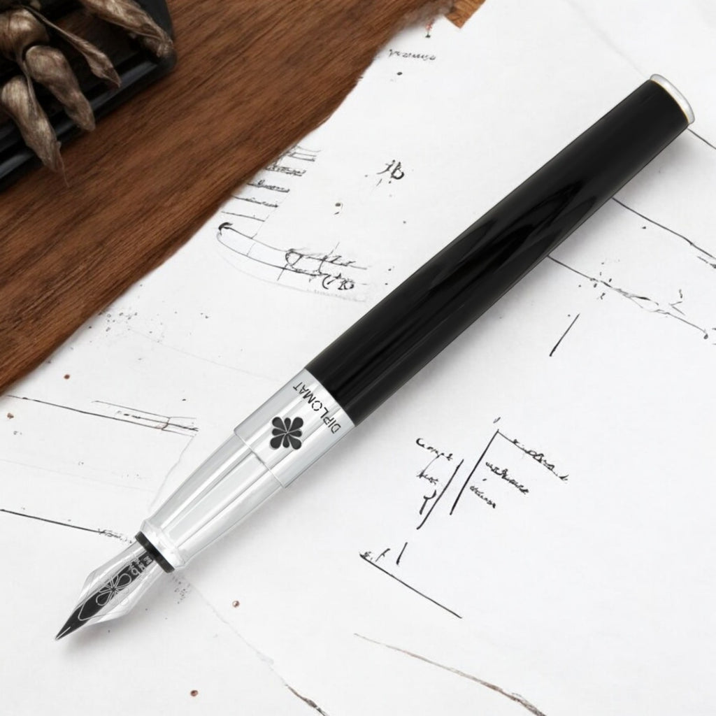 Diplomat CLR Black Lacquer Ballpoint Pen