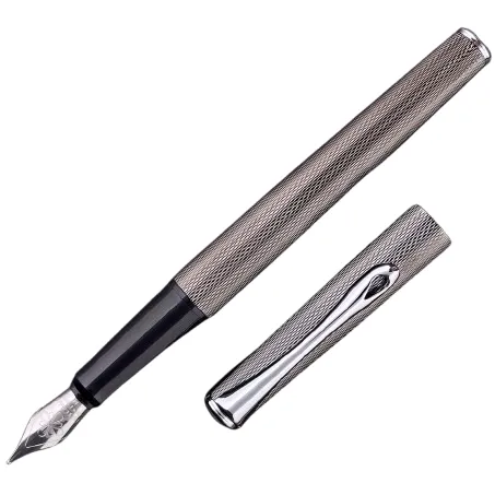 Diplomat Esteem Black Barley CT Fountain Pen Medium