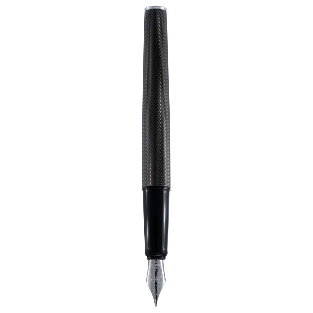 Diplomat Esteem Black Barley CT Fountain Pen Broad