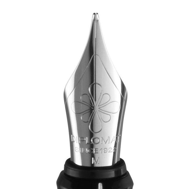 Diplomat Esteem Lapis Black Matt Fountain Pen Fine