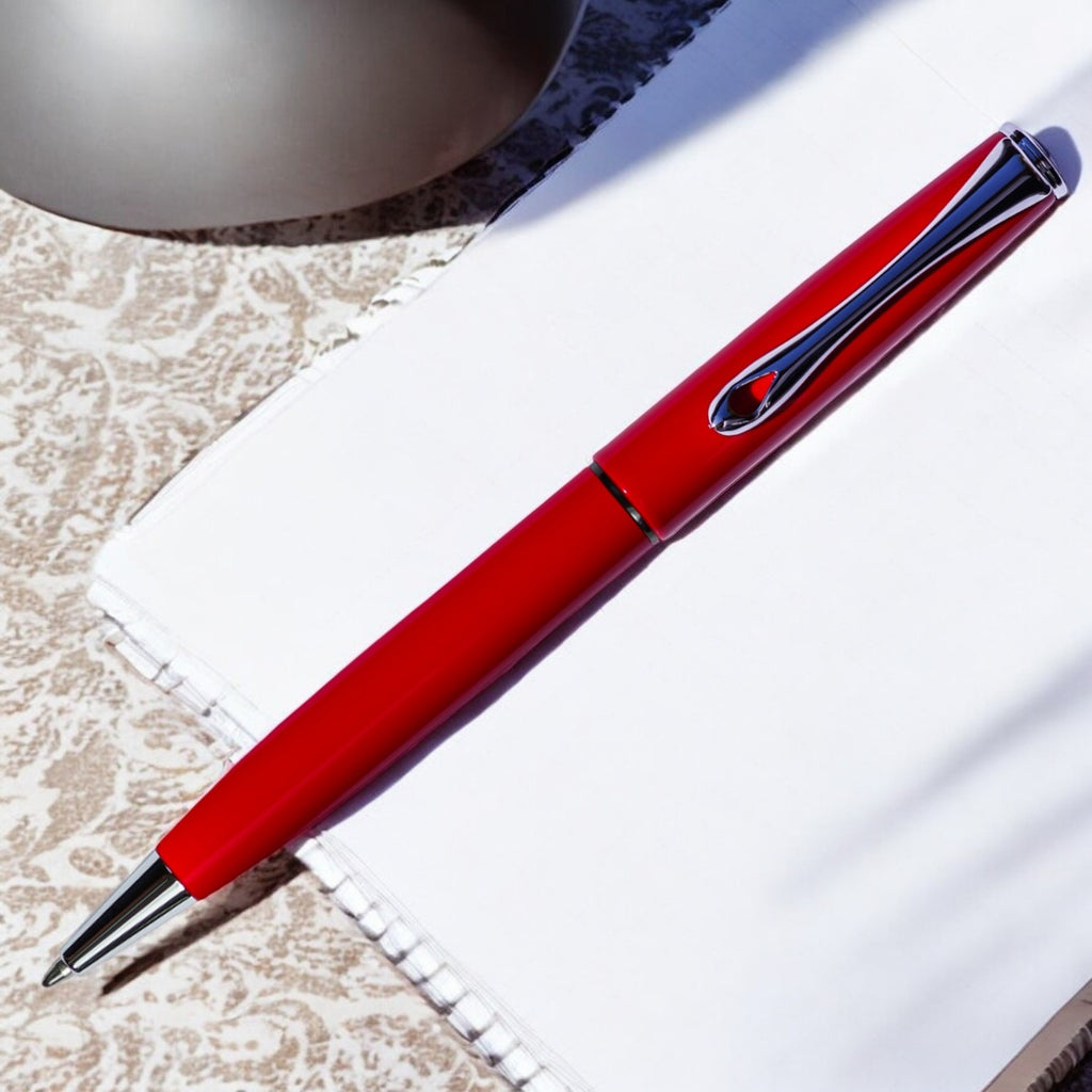 Diplomat Esteem Red Lacquer easyFLOW Ball Pen