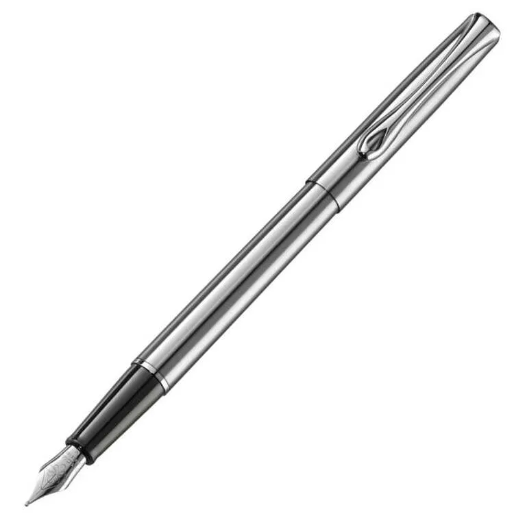 Diplomat Traveller Stainless Steel Fountain Pen Fine