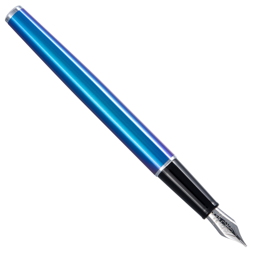 Diplomat Traveller Funky Blue CT Fountain Pen Fine