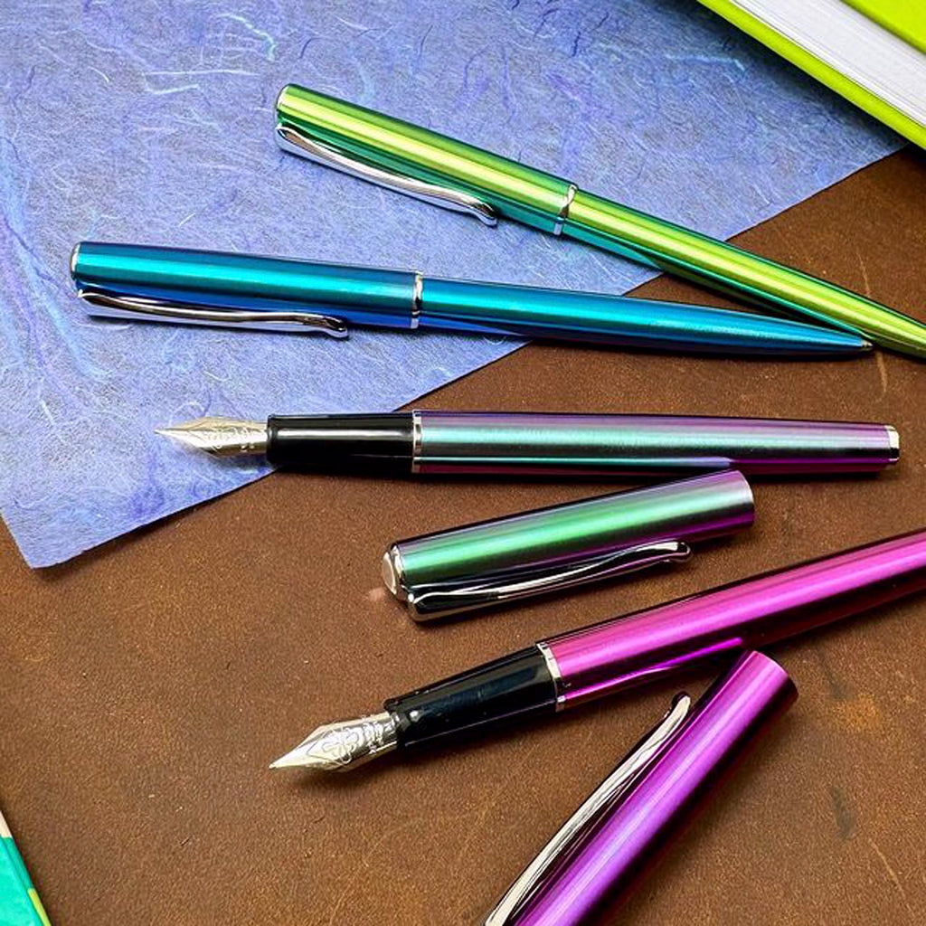Diplomat Traveller Funky Blue CT Fountain Pen Medium