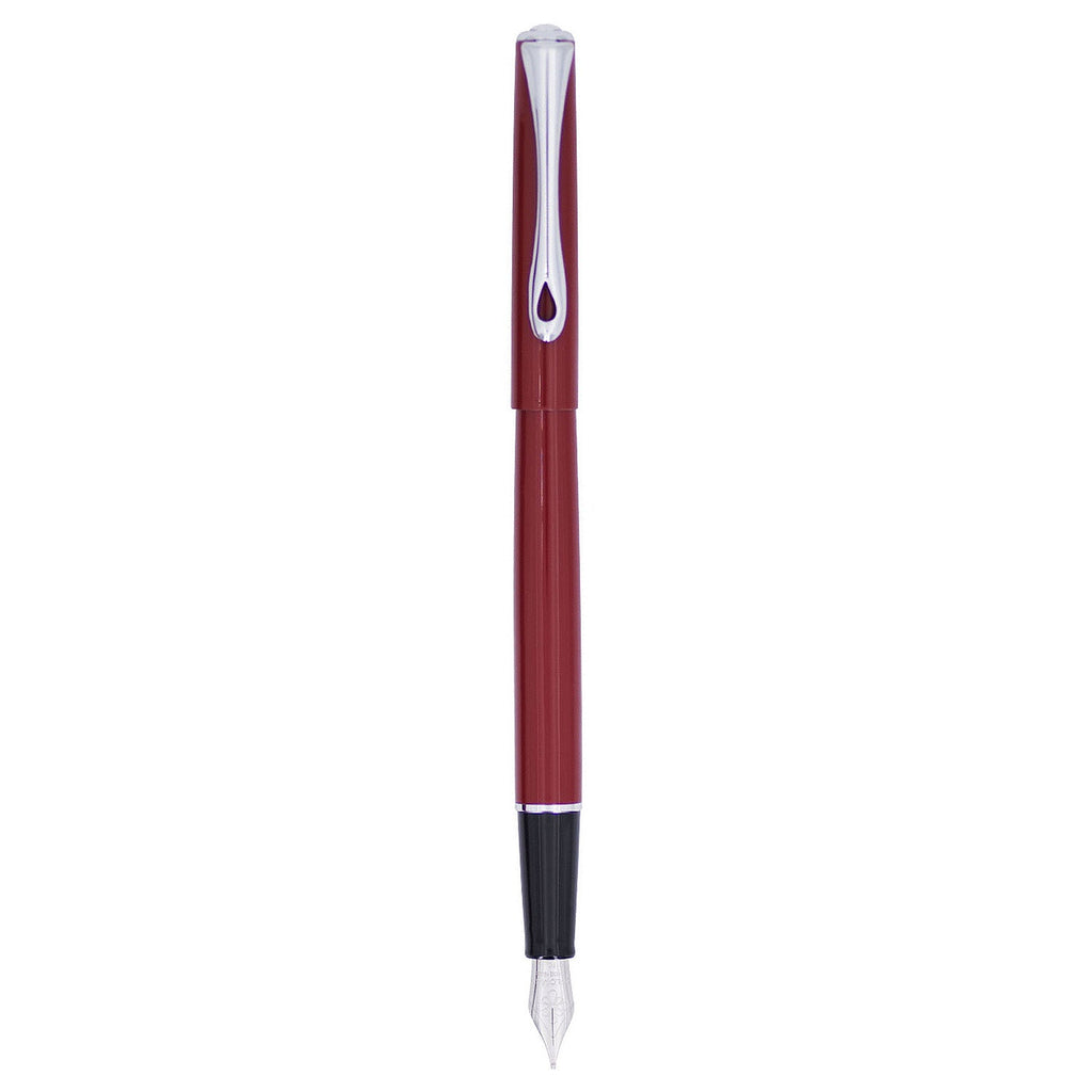 Diplomat Traveller Dark Red CT Fountain Pen Medium