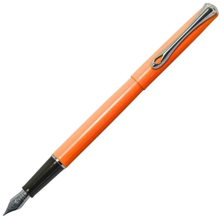 Diplomat Traveller Lumi Orange Fountain Pen Fine
