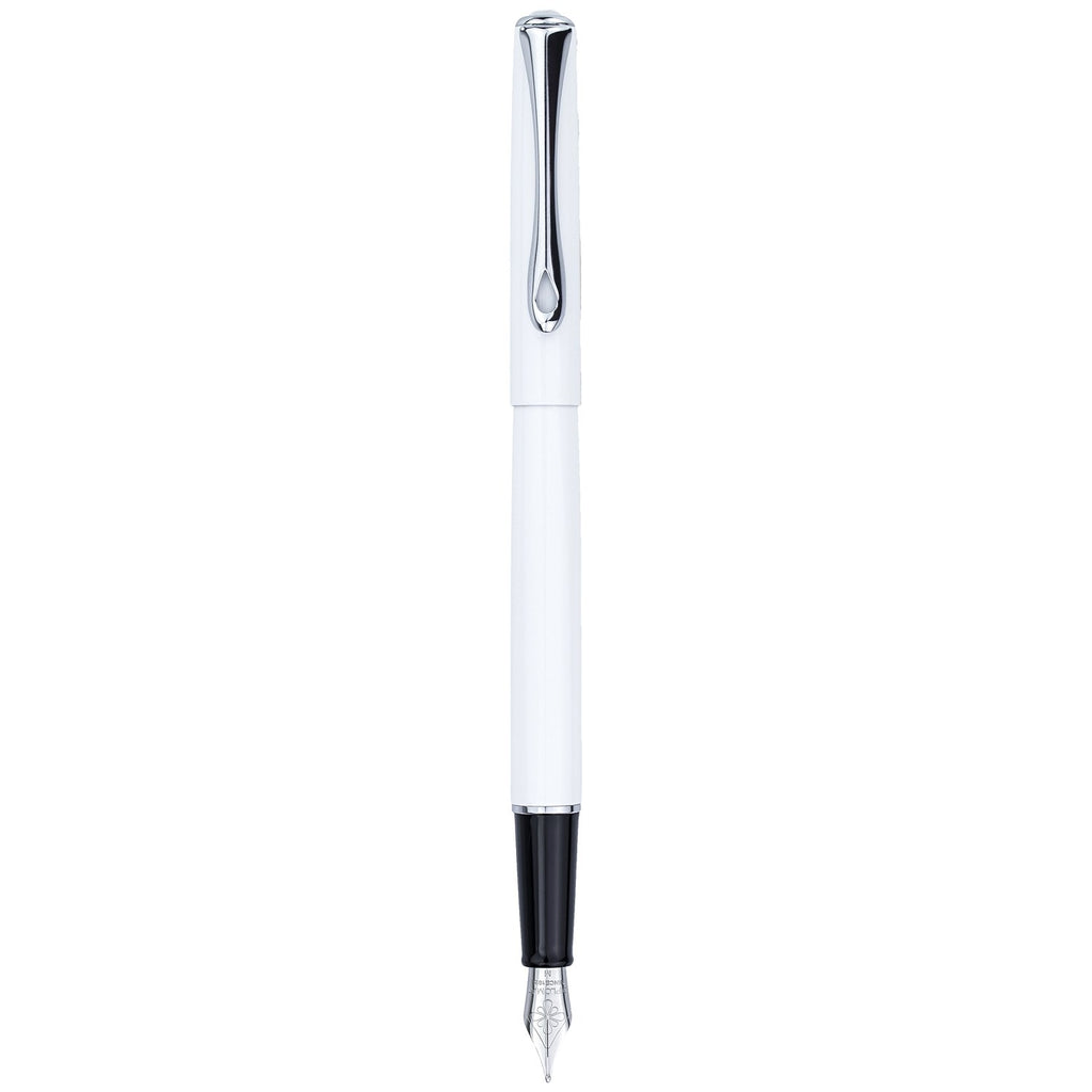 Diplomat Traveller Snow White Fountain Pen Medium