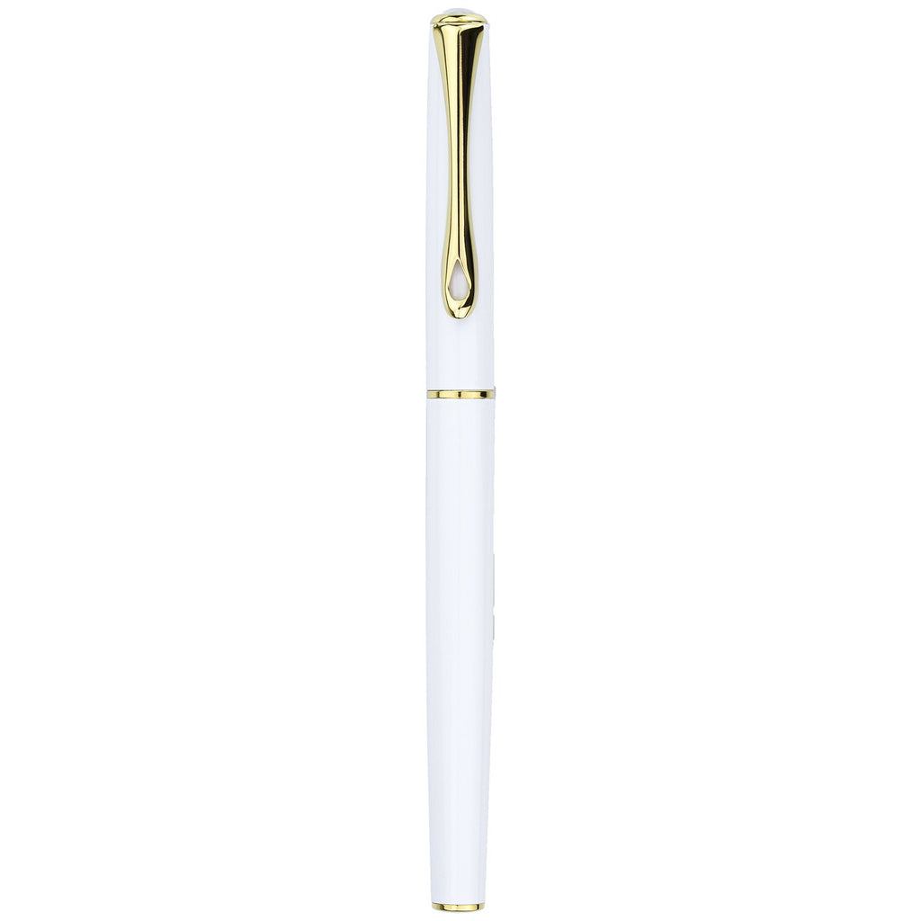 Diplomat Traveller Snow White Gold Fountain Pen Fine