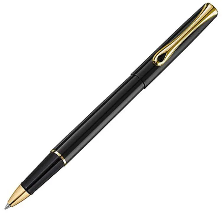 Diplomat Traveller Black Lacquer Gold Roller Ball Pen D40706030