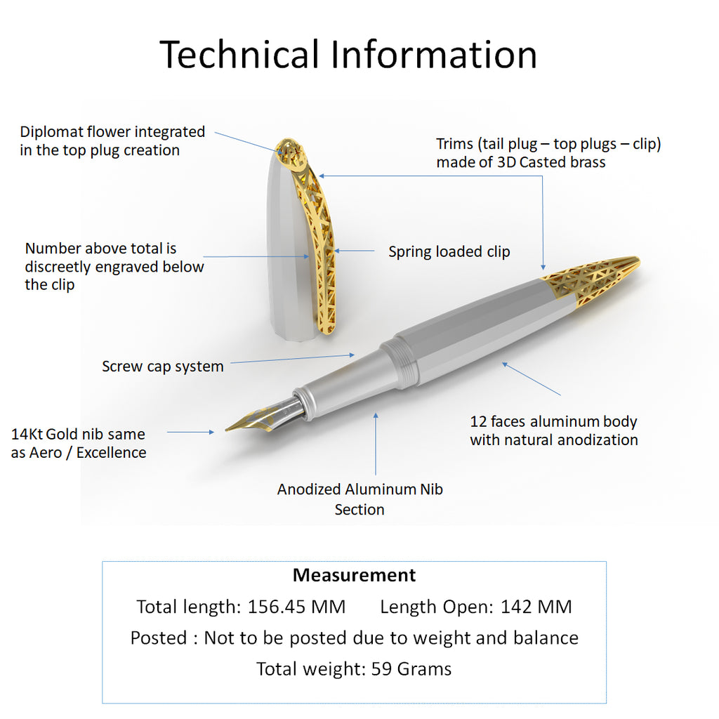 Diplomat Zepp GT Fountain Pen (Limited Edition) B