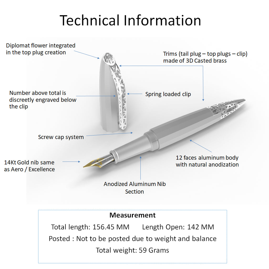 Diplomat Zepp CT Fountain Pen (Limited Edition) B
