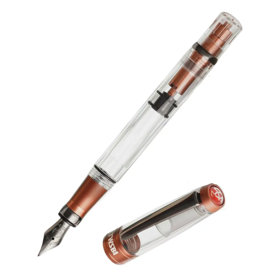 TWSBI Diamond 580ALR Fountain Pen in Affogato with Onyx Extra Fine