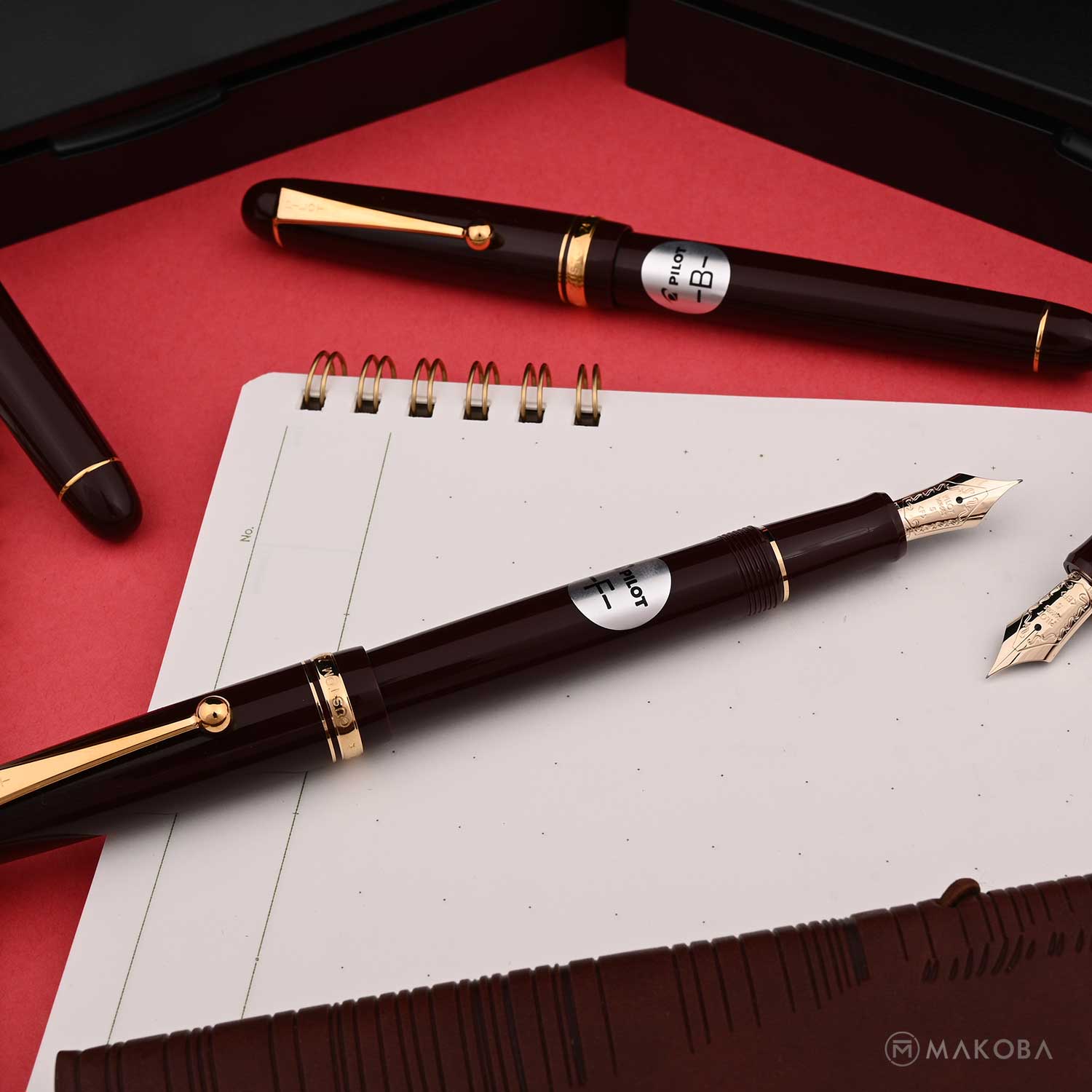 PILOT | CUSTOM 74 | 14K Gold| Fountain Pen | Deep Red GT | Extra Fine