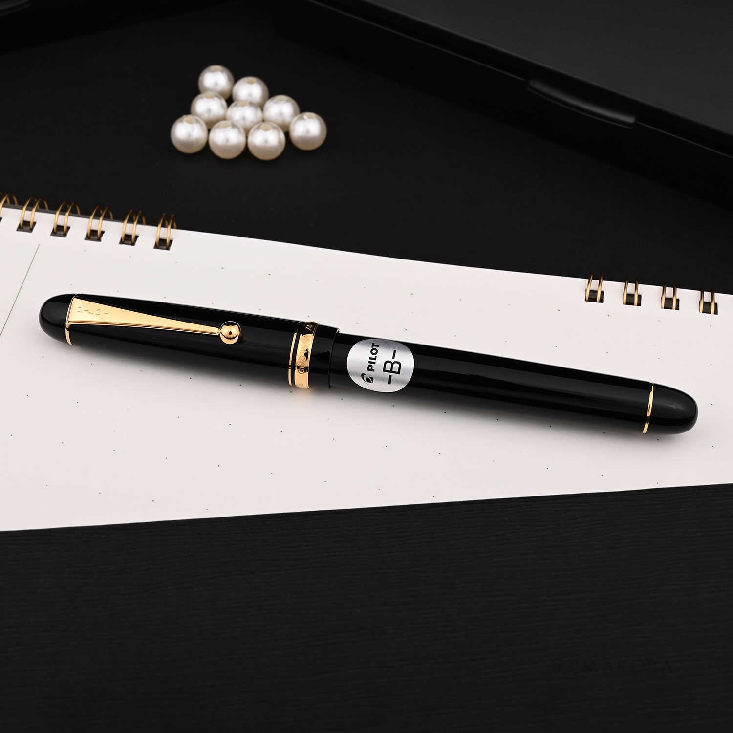 PILOT | CUSTOM 74 | 14K Gold| Fountain Pen | Black GT | Medium Fine