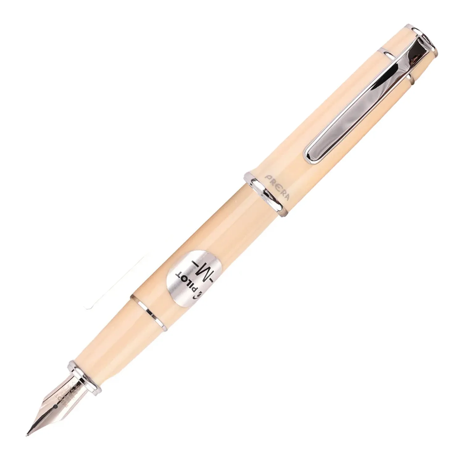 Pilot | PRERA | Stainless Steel | Fountain Pen | Ivory | Fine