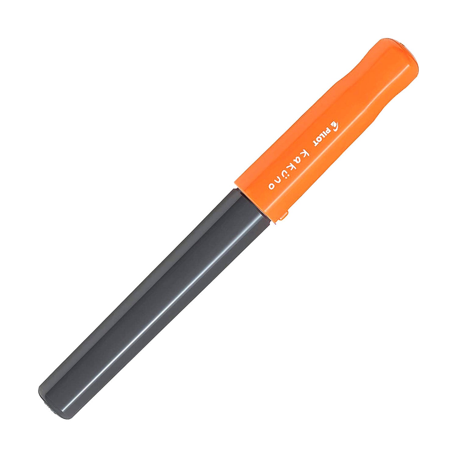 Pilot | KAKUNO | Stainless Steel | Fountain Pen |  Orange & Grey | Fine
