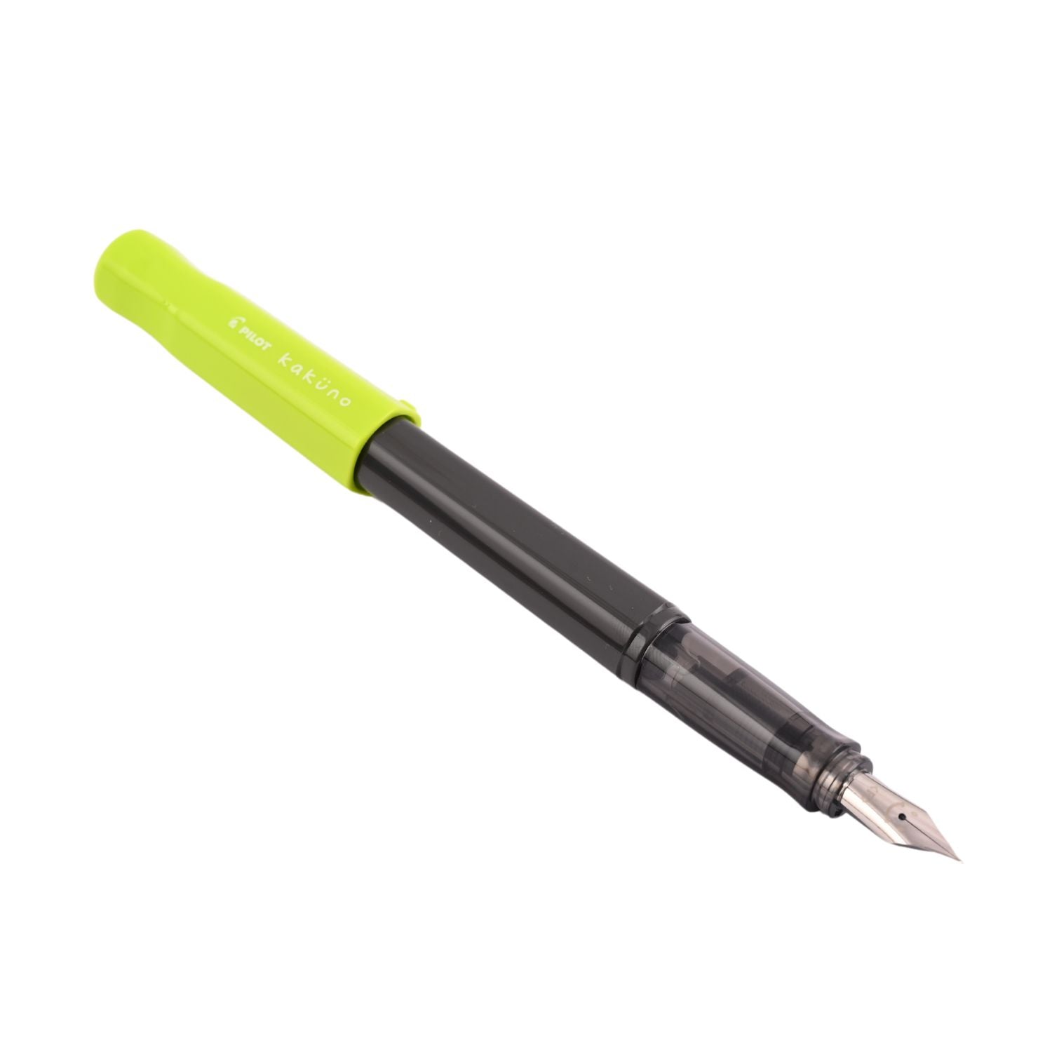 Pilot | KAKUNO | Stainless Steel | Fountain Pen | Light Green & Grey | Broad