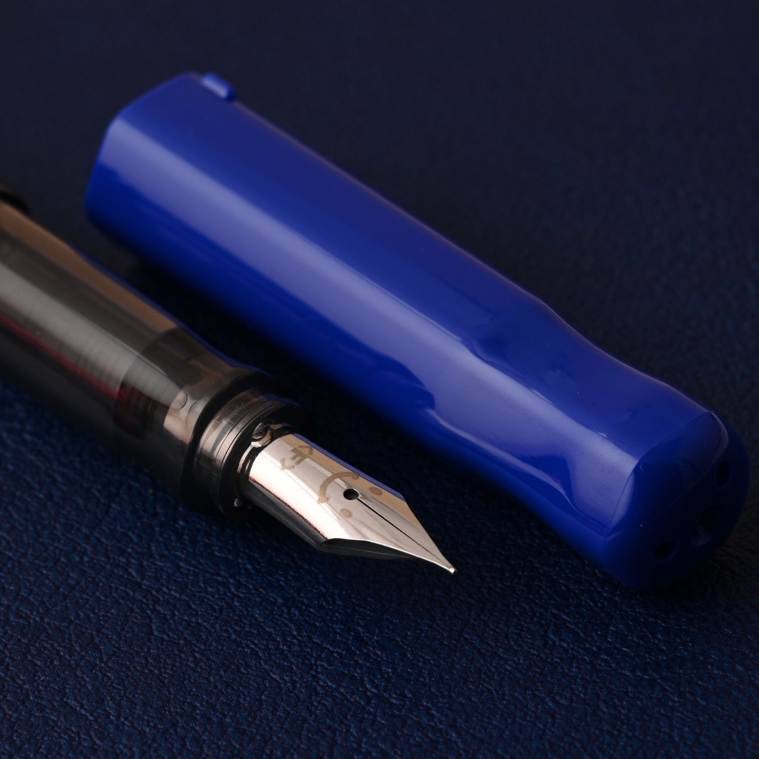 Pilot | KAKUNO | Stainless Steel | Fountain Pen | Blue & Grey | Medium