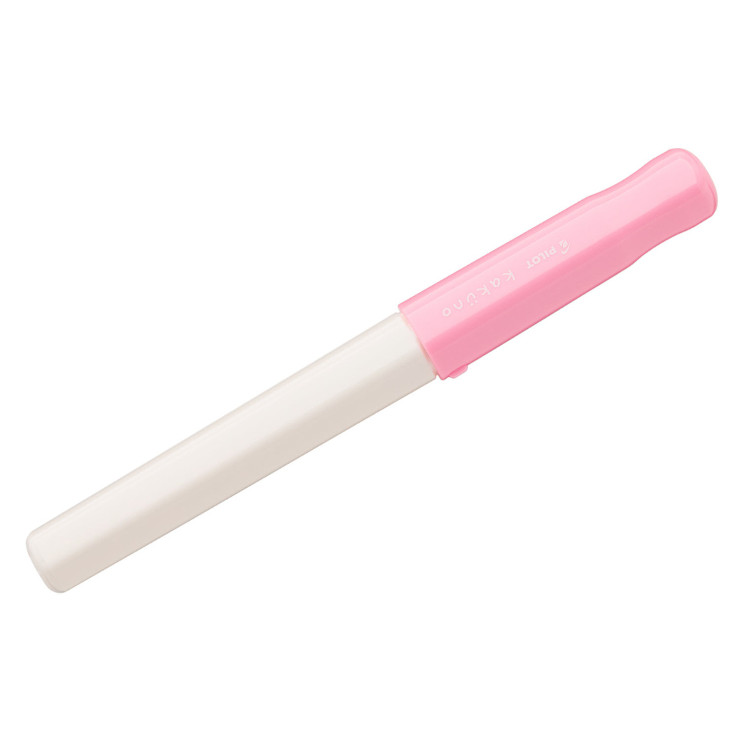 Pilot | KAKUNO | Stainless Steel | Fountain Pen | Soft Pink & White | Extra Fine