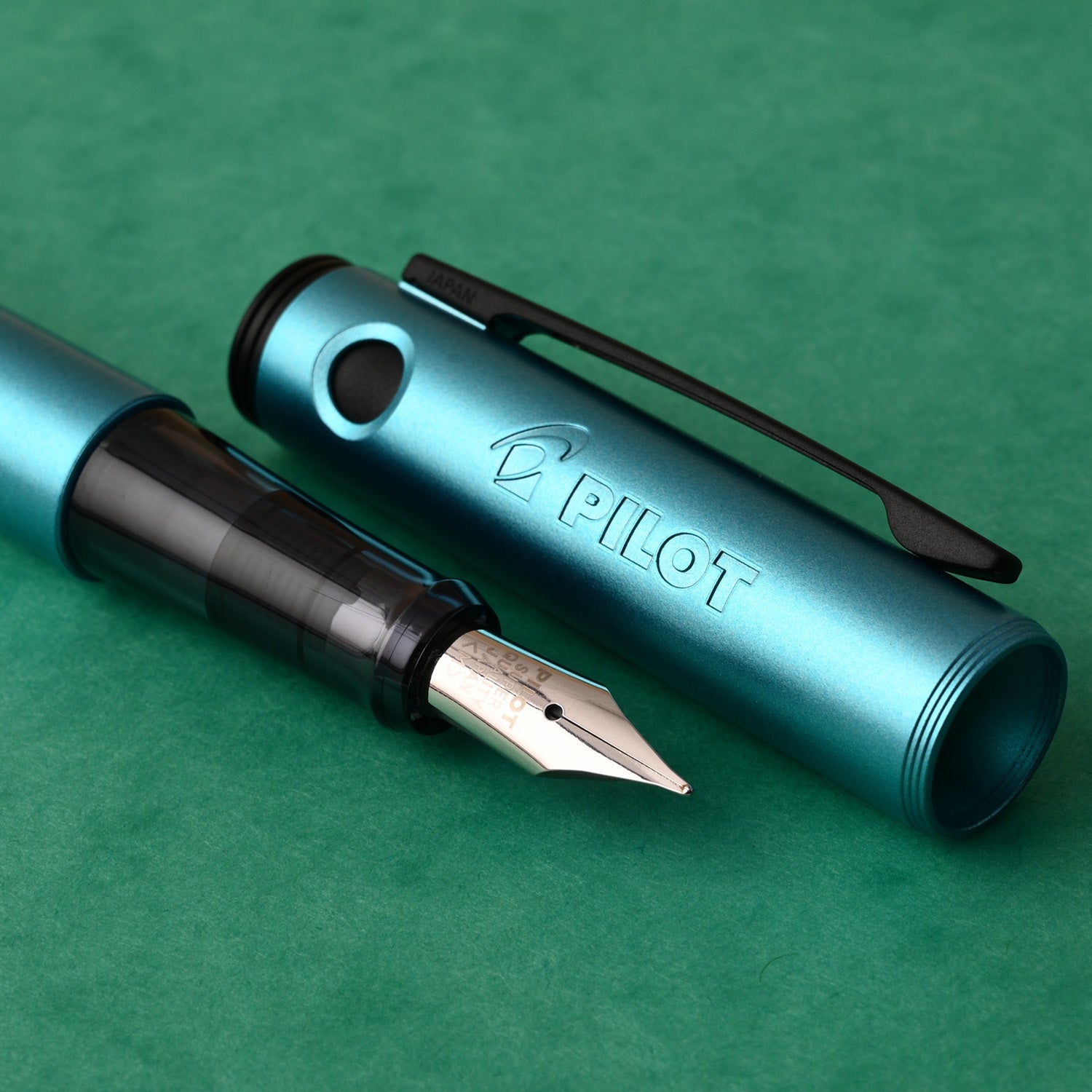 Pilot | EXPLORER SERIES | Stainless Steel | Fountain Pen | Metallic Emerald Blue | Fine