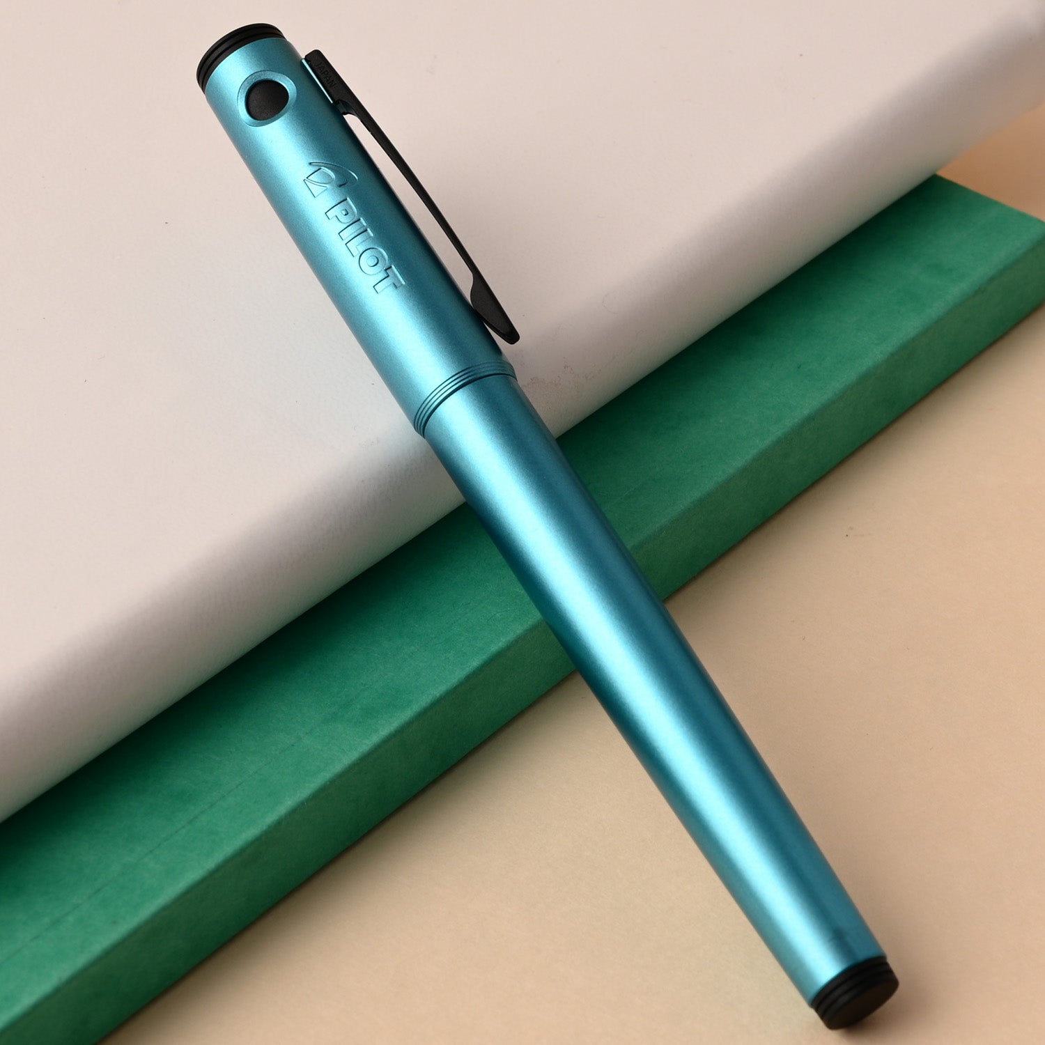 Pilot | EXPLORER SERIES | Stainless Steel | Fountain Pen | Metallic Emerald Blue | Fine