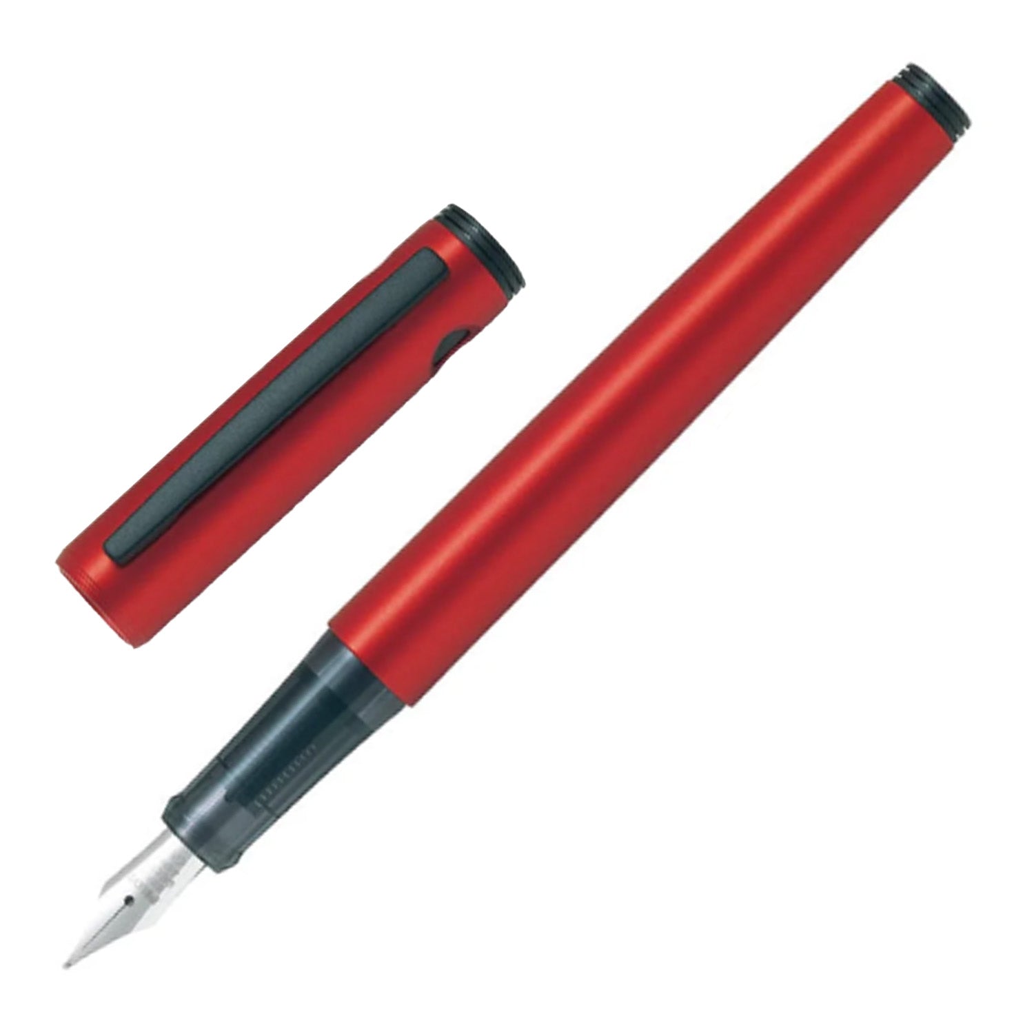 Pilot | EXPLORER SERIES | Stainless Steel | Fountain Pen | Metallic Red | Broad