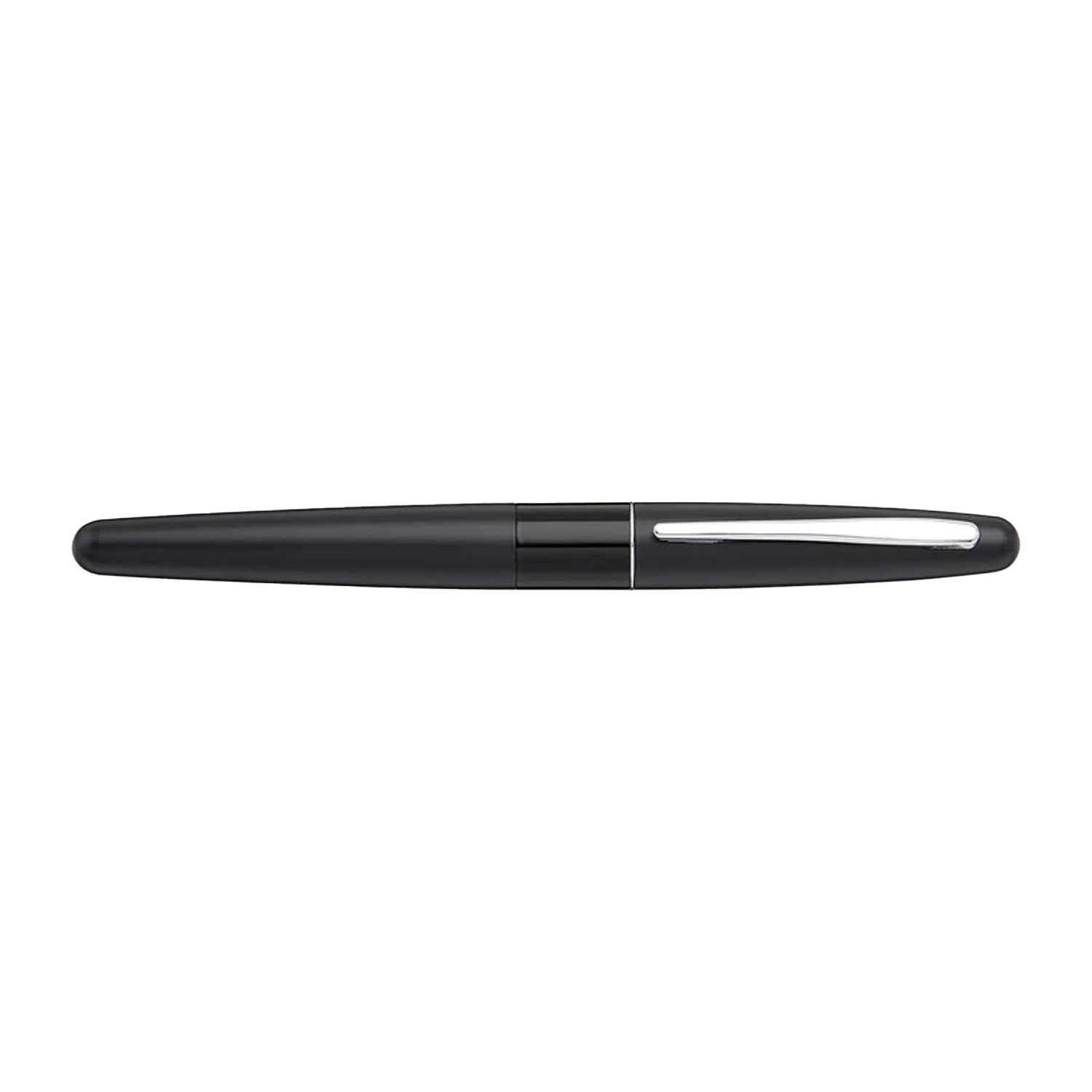 Pilot | MR | Stainless Steel | Fountain Pen | Black & Plain |  Medium