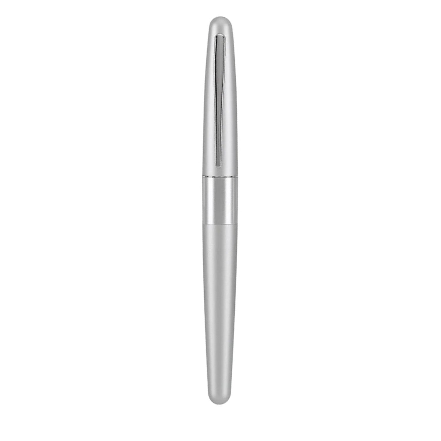 Pilot | MR | Stainless Steel | Fountain Pen | Silver & Plain | Broad