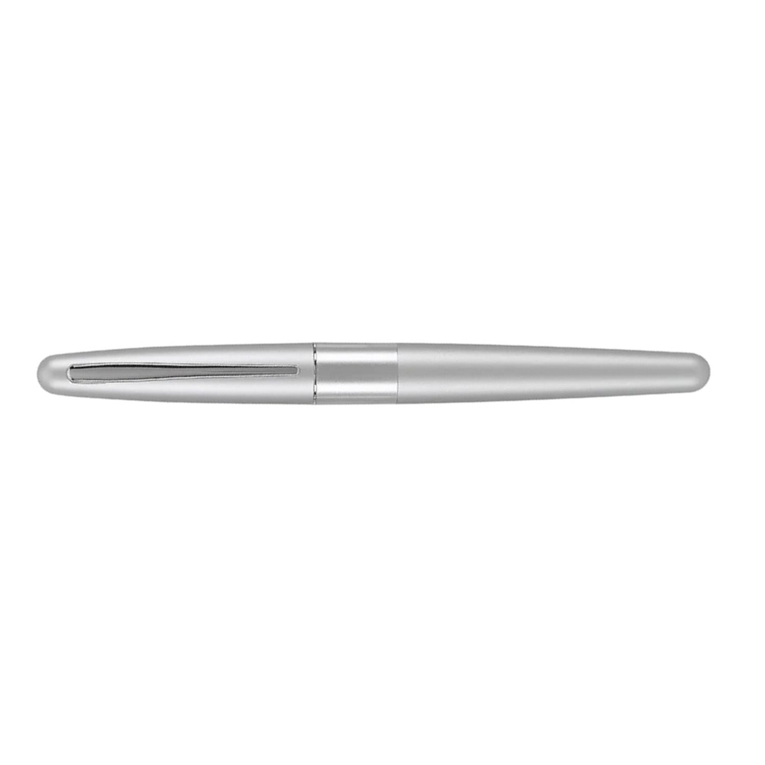 Pilot | MR | Stainless Steel | Fountain Pen | Silver & Plain | Broad