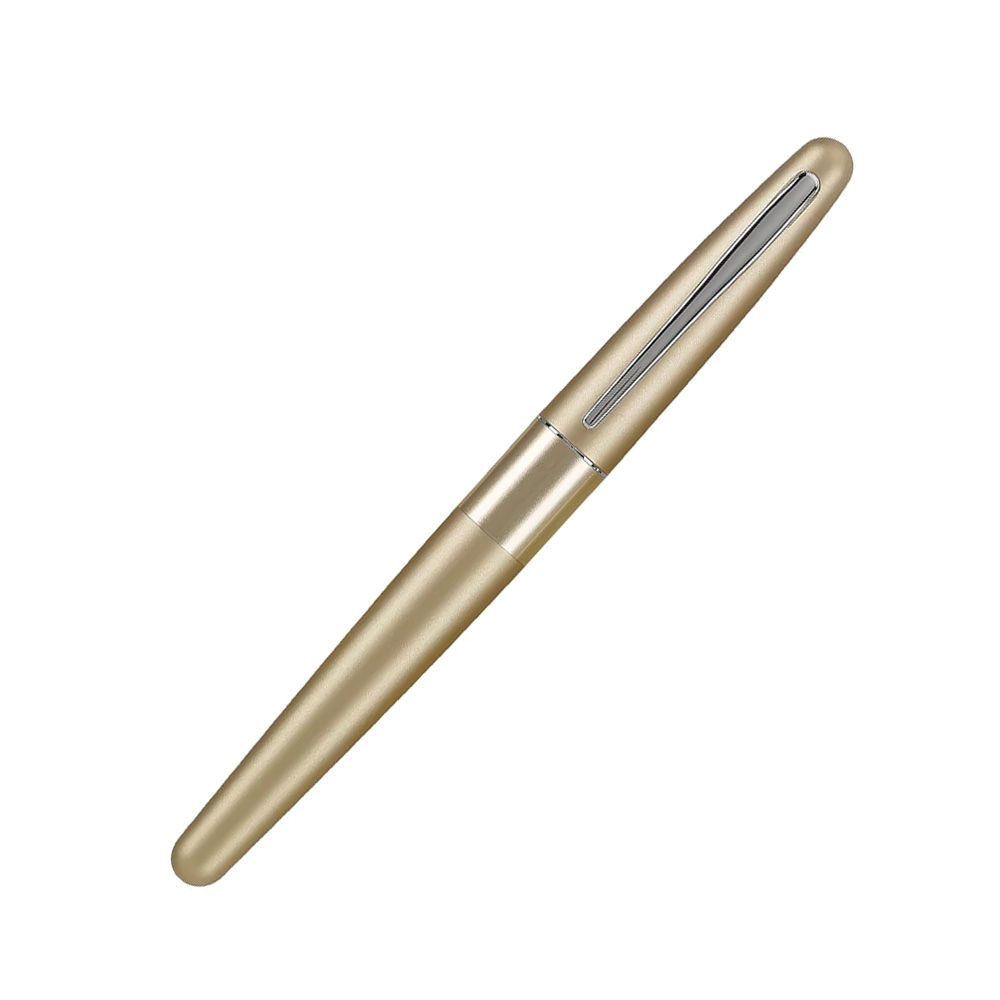 Pilot | MR | Stainless Steel | Fountain Pen | Gold & Plain | Medium