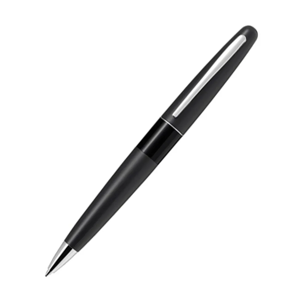 Pilot | MR | Stainless Steel | Ballpoint Pen Twist System | Black & Plain