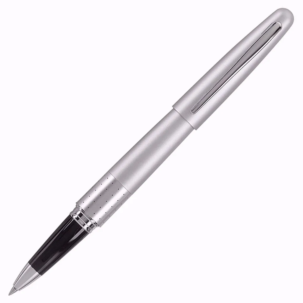 Pilot | MR | Stainless Steel | Roller Ball Pen Twist System | Silver & Dots