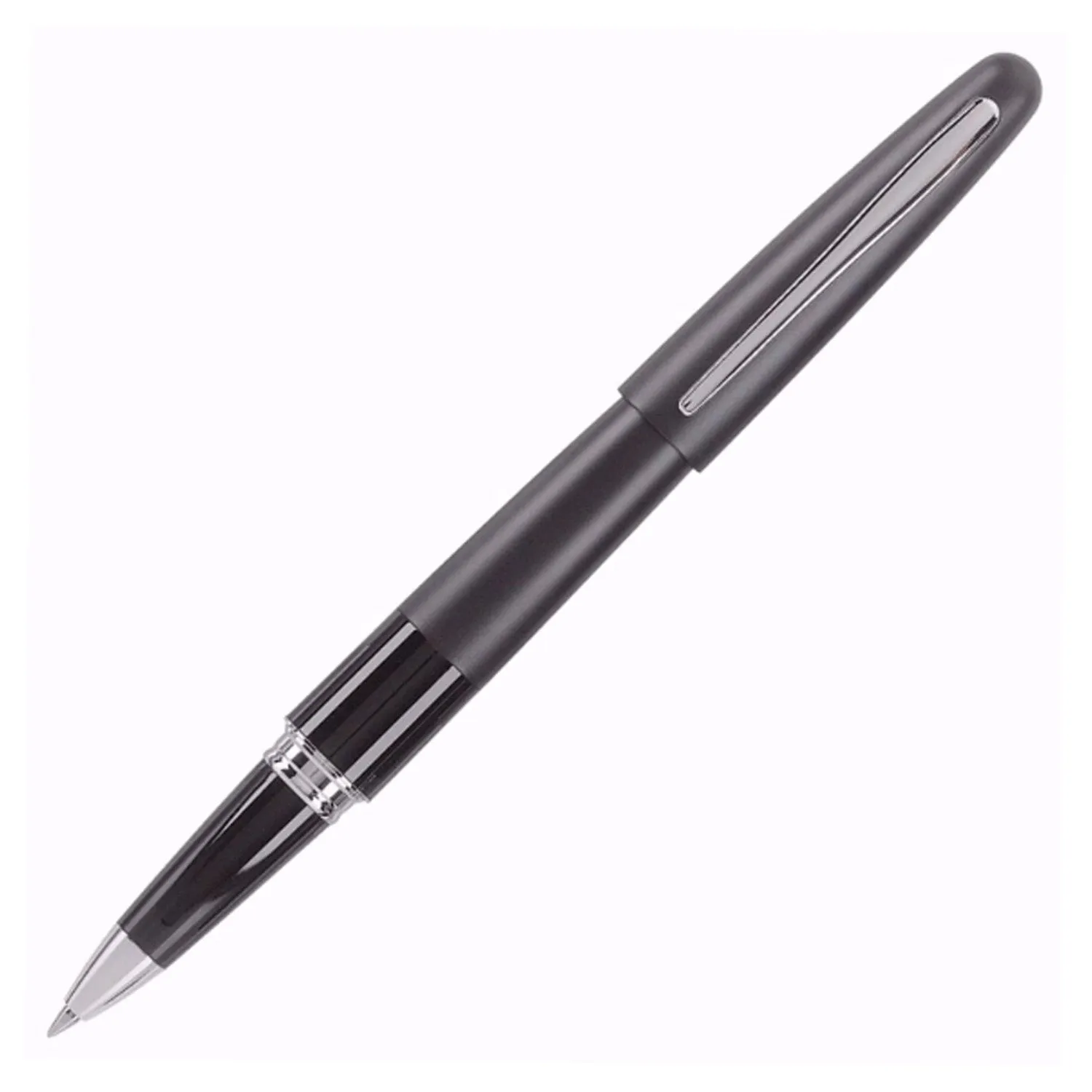 Pilot | MR | Stainless Steel | Roller Ball Pen Twist System | Black & Plain