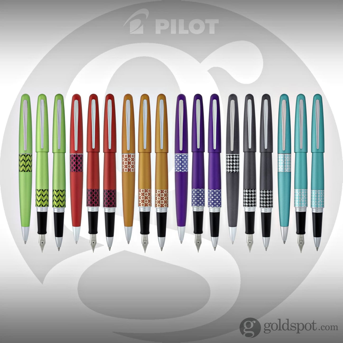Pilot | MR RETRO POP COLLECTION | Stainless Steel | Ball Pen | Dots