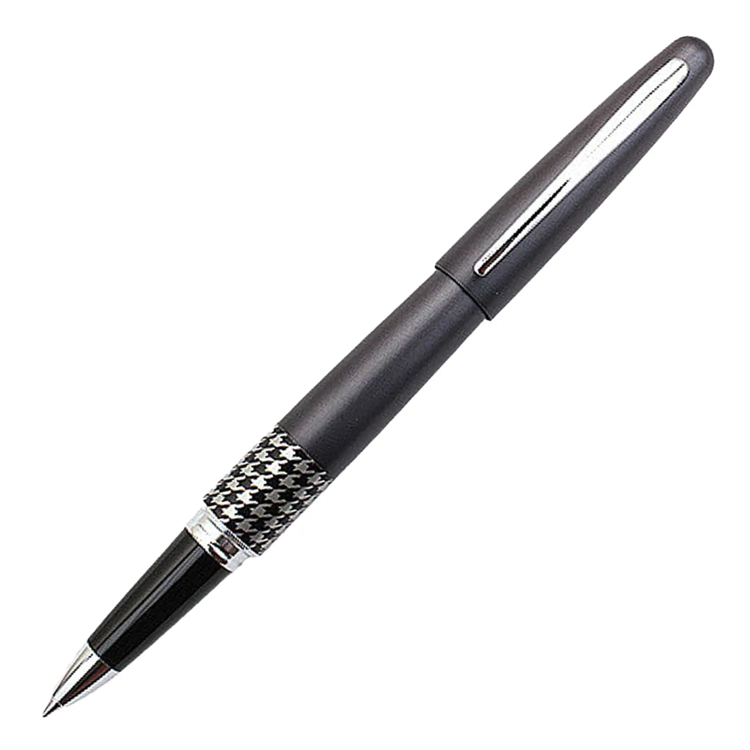Pilot | MR RETRO POP COLLECTION | Stainless Steel | Roller Ball Pen| Houndstooth