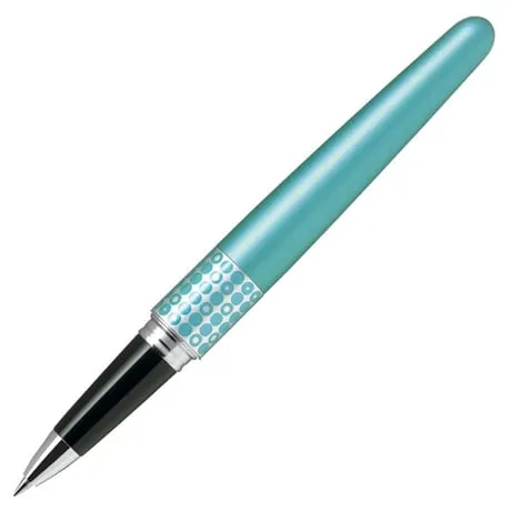 Pilot | MR RETRO POP COLLECTION | Stainless Steel | Roller Ball Pen | Dots