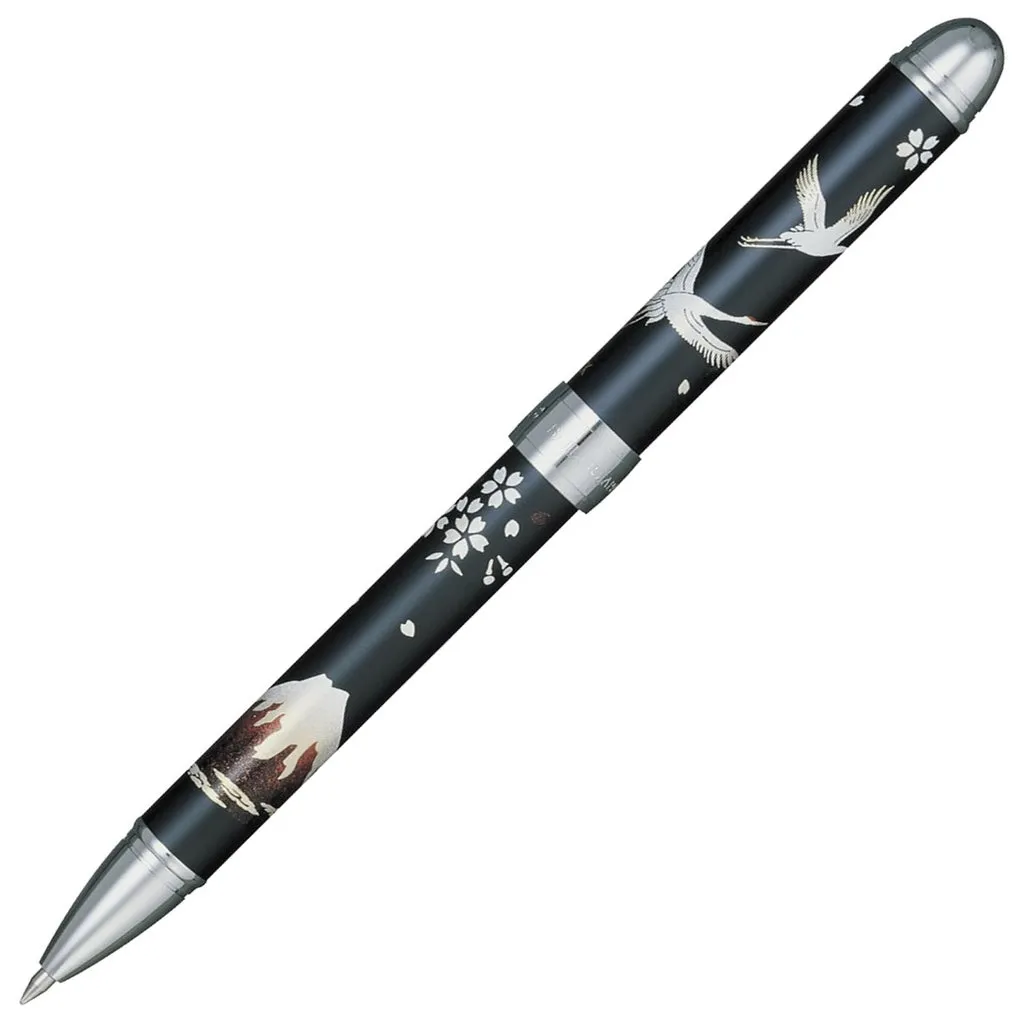 Sailor Yubi Maki-E Tsuru Crane Black CT Multi Functional Pen 16-0334-220