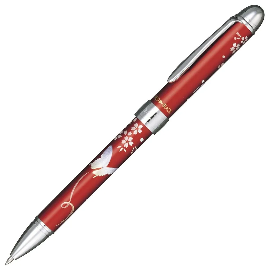 Sailor Yubi Maki-E Butterfly Red CT Multi Functional Pen 16-0333-230