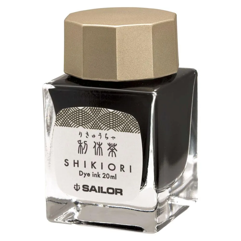 Sailor Shikiori Ink Bottle (Rikyucha - 20ML) 13-1008-214