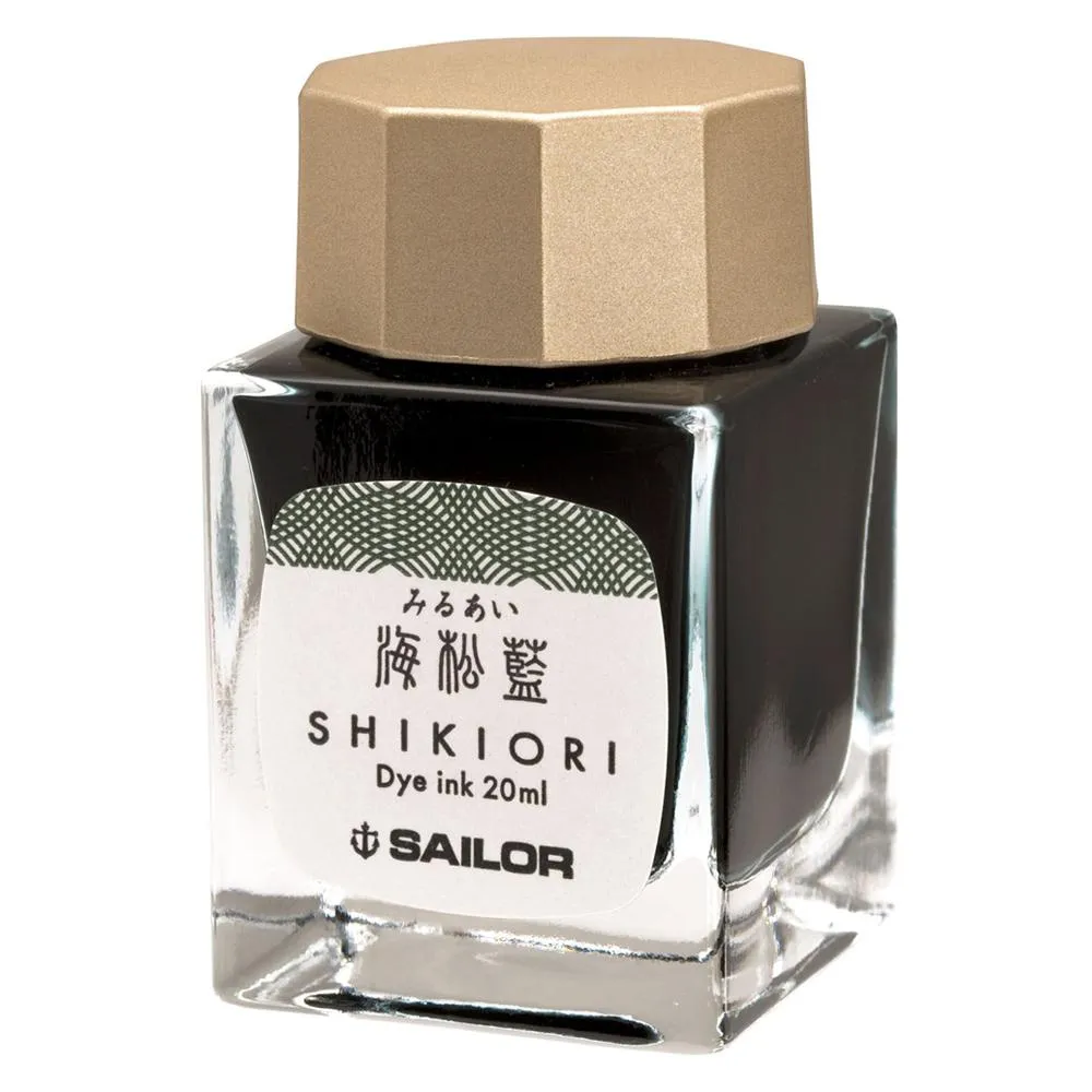 Sailor Shikiori Ink Bottle (Miruai - 20ML) 13-1008-204