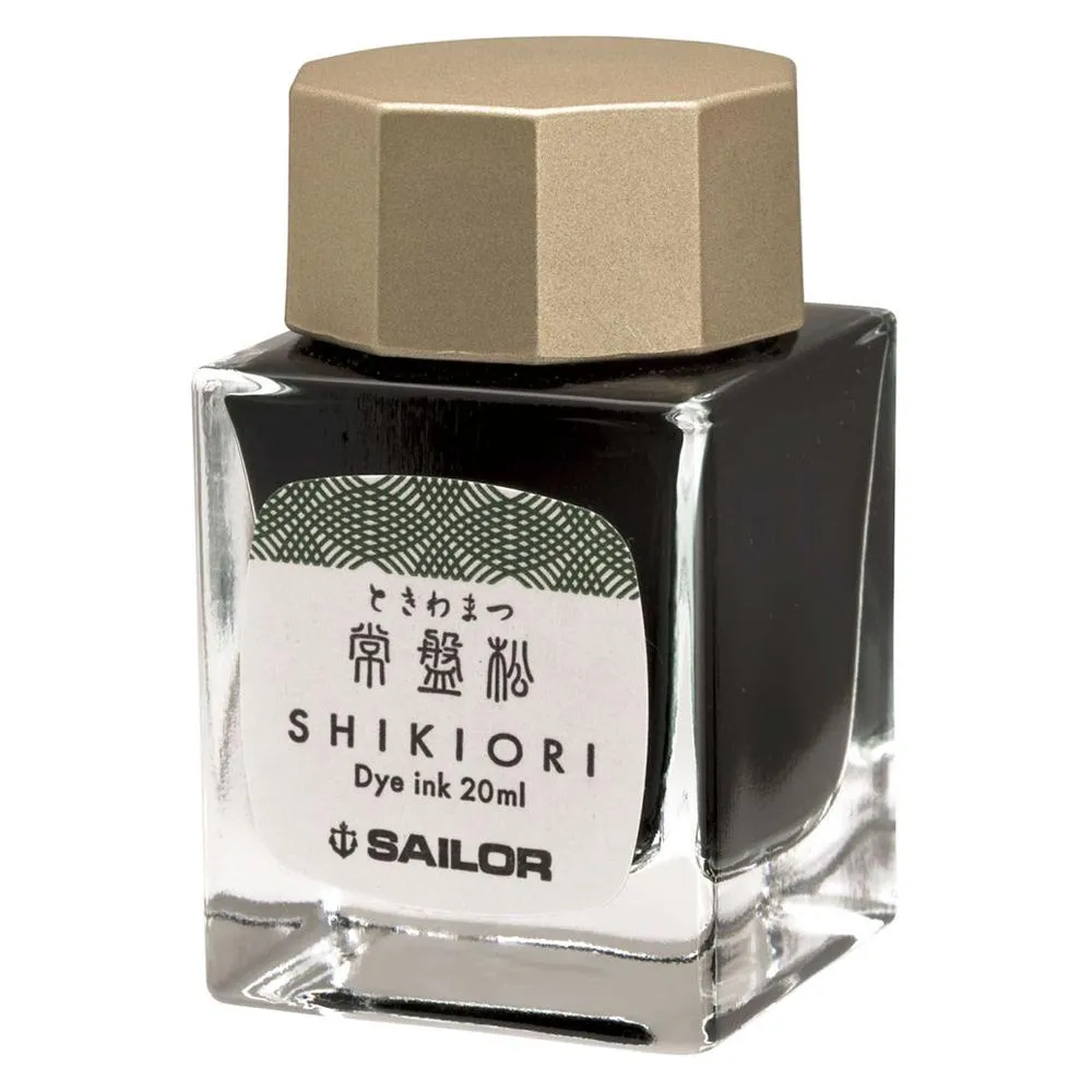 Sailor Shikiori Ink Bottle (Tokiwamatsu - 20ML) 13-1008-202