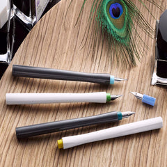 Sailor Hocoro Dip Pen (White - Fude) 12-0138-710