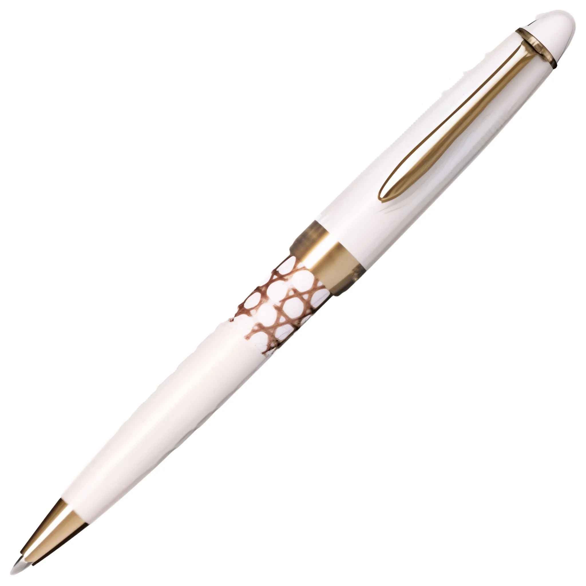 Sailor Classic Ko Bamboo Mesh White Ballpoint Pen 15-2502-210
