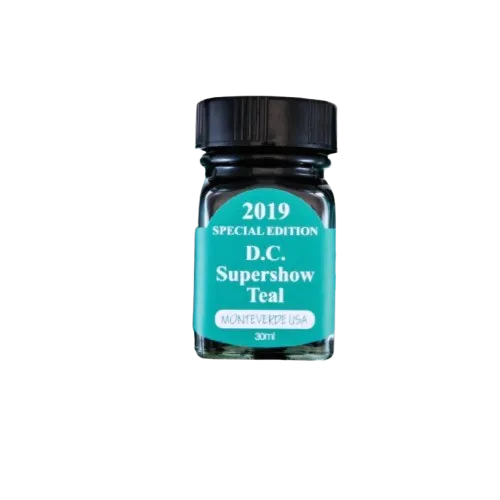 Monteverde 2019 D.C. Supershow Teal Special Edition Ink Bottle - 30ml